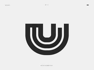 U+J Logo Design brand identity branding clean graphicdesign identity j lettermark logo logos mark minimal modern monogram negative space simple u uj