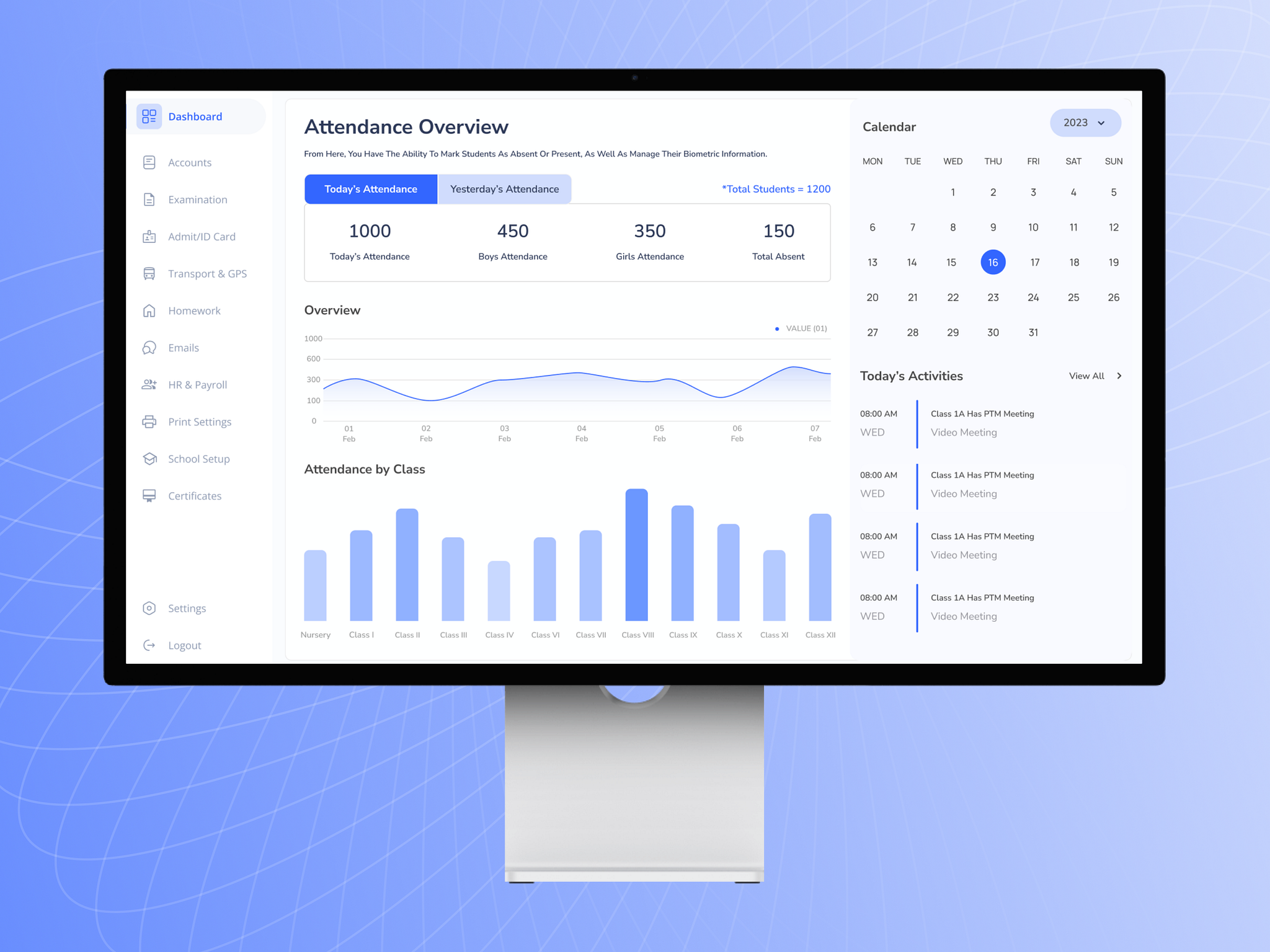 attendance-overview-by-sagar-singh-on-dribbble