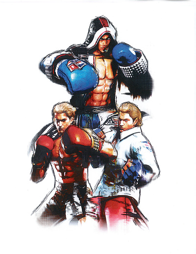 Steve Fox - Tekken 7 Artwork boxer boxing branding design eightjabril fighting gaming graphic design illustration ip metal gear solid mma punch steve fox tekken ufc yoji shinkawa
