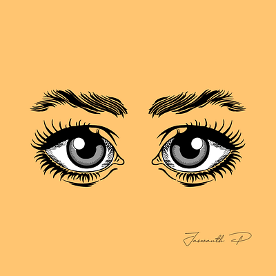 Eye Illustration adobe illustrator eye illustration vector