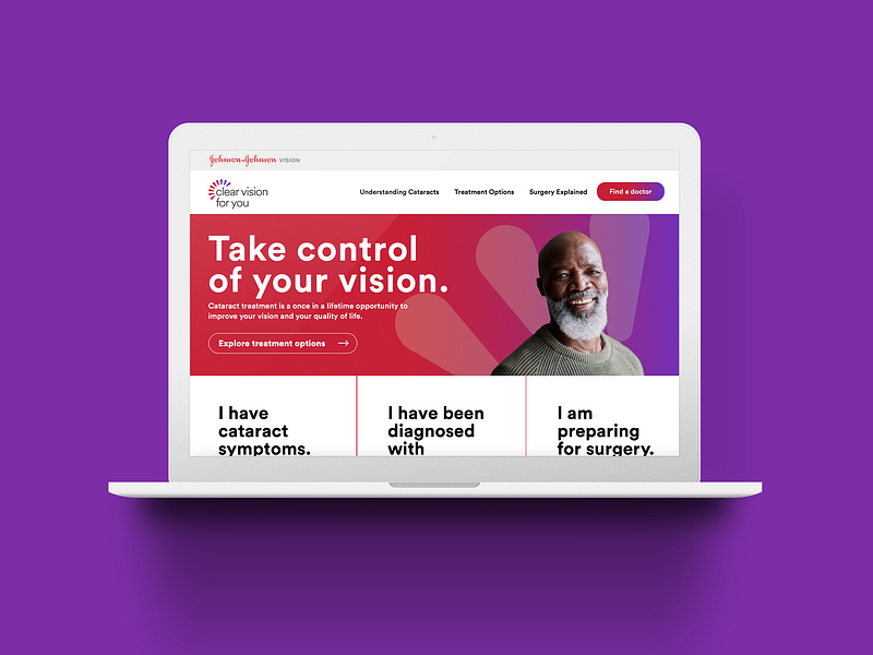 Clear Vision for You graphic design ux uxui web design website design