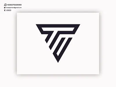 Monogram TU Logo Design branding design design logo dubai enwirto icon letter lettering logo logo tu minimal monogram simple