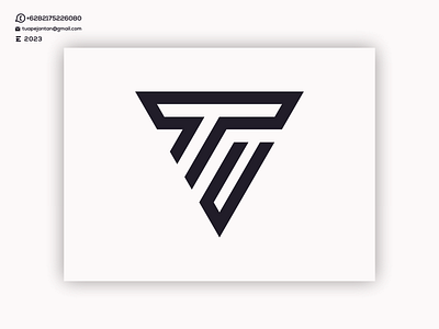 Monogram TU Logo Design by Enwirto on Dribbble