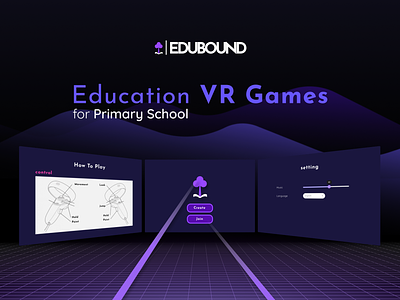 Edubound 3d app ui uiux ux virtual reality vr