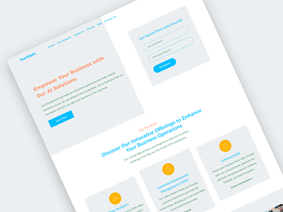 StartRight - It Startup Landing Page by Ethan Sohan on Dribbble