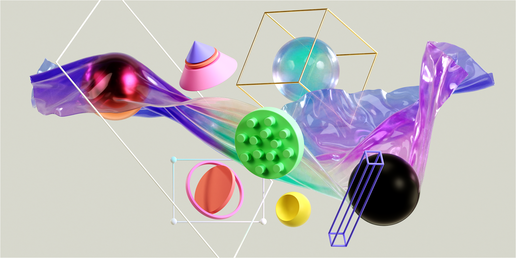 Shapes & Colour 3d animation c4d cinema4d graphic design motion motion graphics octane