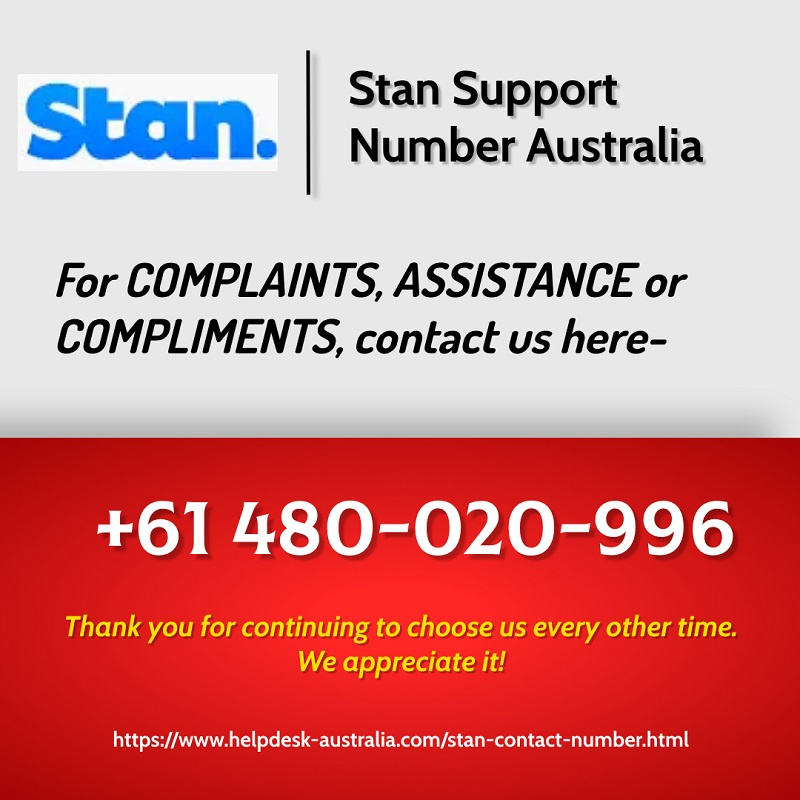 Call On Stan Support Number Australia by Mike Anderson on Dribbble