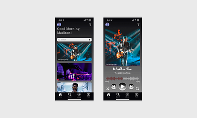 Daily UI: Day 9 - Music Player 100days 100daysofdesign application challenge dailydesign design designer designthinking feedback figma graphic design illustration ios music musicplayer player streaming tech ui uiuxdesign