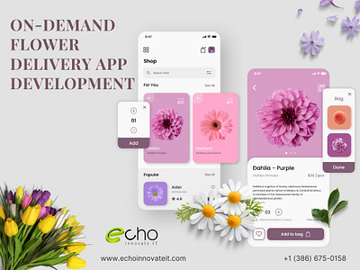 ON-DEMAND FLOWER DELIVERY APP DEVELOPMENT app development app developmentcompany flower delivery app mobile app development