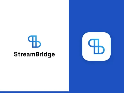 Stream Bridge Logo Identity Design | Unused Logo a b c d e f g h i k l m n b logo brand identity branding bridge creative creative logo creative symbol identity logo logo inspirations logo mark logo symbol minimal modern o p q r s t u v w x y z s logo tech unused logo visual branding