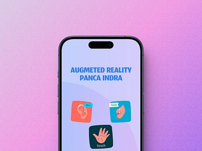 Five Senses application ar augmented reality mobile mobile design ui design virtual reality vr