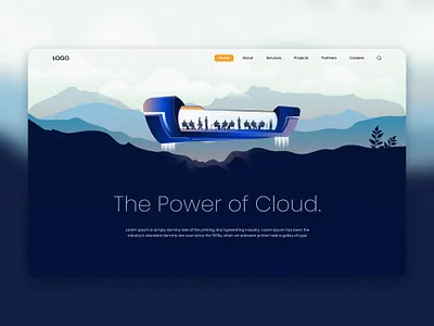 Website Landing page Design abstruct illustration branding creative illustration design illustration template ui ui vector website design website landing page design