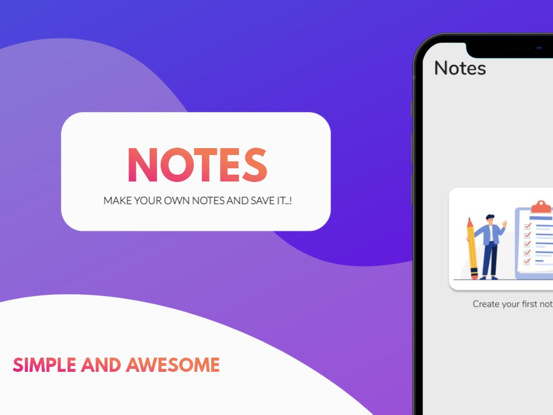 Notes App UI by Chetan Tawade on Dribbble