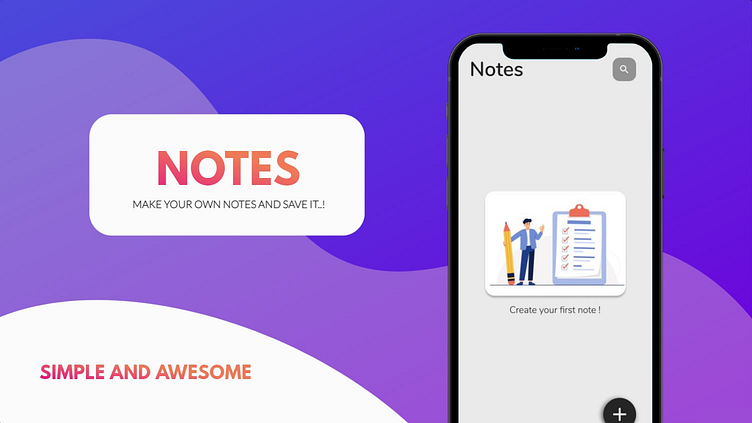Notes App UI by Chetan Tawade on Dribbble