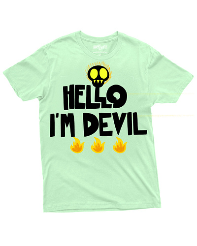 Hello I'm devil cartoon design fiverr graphic design hoodie design streetwear tshirt tshirt design