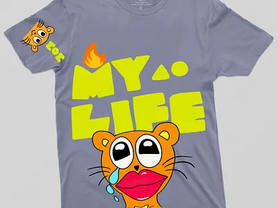 My life T Shirt cartoon design custom tshirt design fiverr graphic design hoodie design streetwear tshirt tshirt design