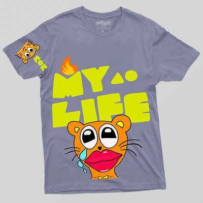 My life T Shirt cartoon design custom tshirt design fiverr graphic design hoodie design streetwear tshirt tshirt design