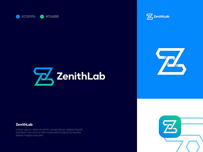 Letter z logo, ZenithLab logo design app best z logo brand brand logo branding data gradient icon z illustration logo symbol vector visualization zlogo