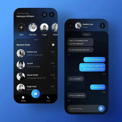 Messaging Mobile App appdesign figma mobileapp ui uidesign uiux ux uxdesign