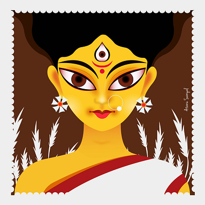 Goddess Maa Durga agamoni atanu bengali big culture cute durga eyes festival girl goddess indian lady lord maa sanyal vijoy
