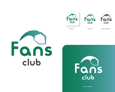Fans Club Concept 2 branding design football footballapp graphic design graphicdesign logo shootingstar star typography vector web design