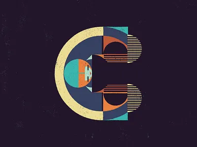 Letter C - 36 Days of Type 36 days of type 36daysoftype design editorial illustration graphic design illustration letterc lettering printmaking type typography