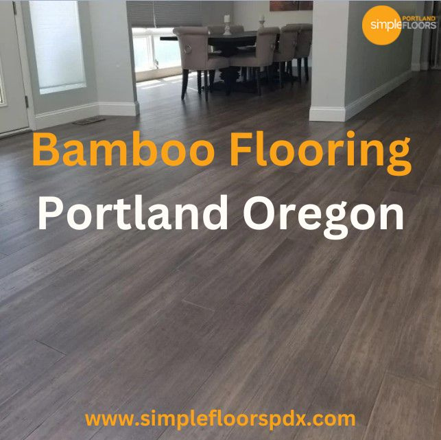 Cali Boardwalk Fossilized Wide Click Engineered Bamboo Floor by Simple