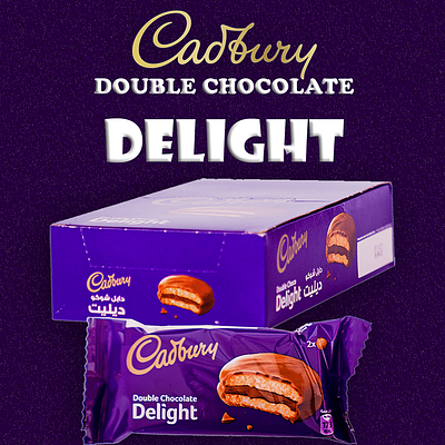 Cadbury Double Chocolate Delight branding