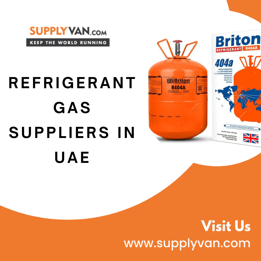 Get HighQuality Refrigerant Gas Supplies In UAE by SupplyVan on Dribbble