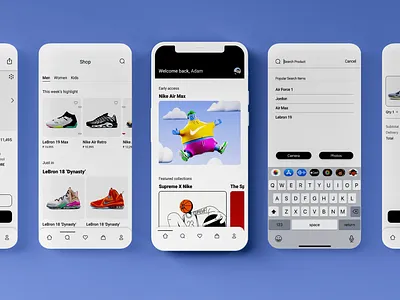 Kicks in Motion branding design illustration motion graphics motiondesign ui ux