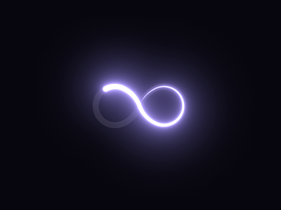 infinite loop animation cycle future infinite loop light loop particle technology unlimitedness