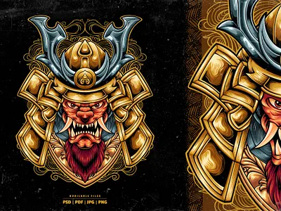 Warrior Illustration fire