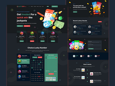 Online Lottery Platform product design