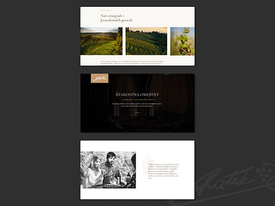 Winery Ratek black brand identity branding contact creative agency design design inspiration footer grapes nature photos web web design website white wine winery