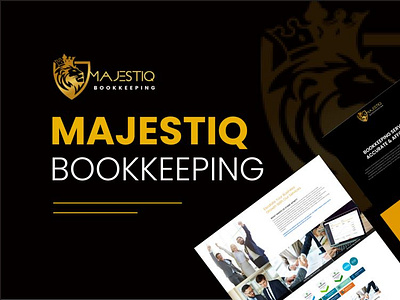 MajestiQ Bookkeeping - Website for Bookkeeping Firm graphic graphic design ui ux web design web development wordpresswebdevelopment