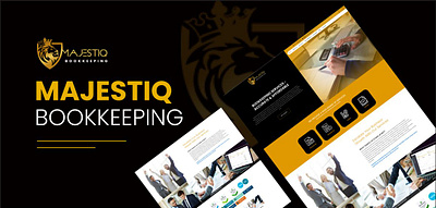 MajestiQ Bookkeeping - Website for Bookkeeping Firm graphic graphic design ui ux web design web development wordpresswebdevelopment