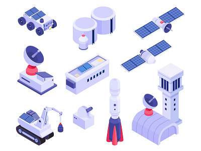 Space Isometric Icons design free download free vector freebie icon set icons download illustration illustrator space space icons space vector vector vector design vector download vector icon