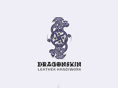 DRAGONSKIN altai craft craftwork leather logo scythian skin
