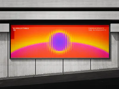 DJA - Main Visual big billboard clima climate change color debate energy impact move movement orange poster red social street sun temperature yellow