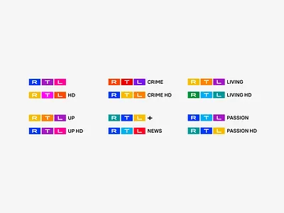 RTL - Logotypes animation award color content europe television tv