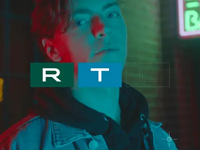 RTL - Content is Color brand choose color content design digital identity logo media rtl screen television tv type