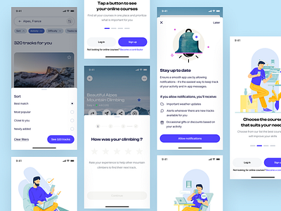 #Exploration - Mobile screens app design clean design design figma ui components filters graphic design illustration interface design landing page layout mobile design screens onboarding process site typography ui ux vector vector illustrations web website