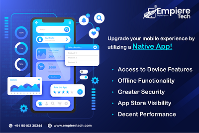 Maximize mobile potential with our native app development! app appdevelopmentagency behance chatgpt code crossplatformappdevelopment developmenyt dribbble everyone facebook hybridappdevelopment instagram linkedin marketing mobileappdevelopment nativeappdevelopment news socialmedia team twitter