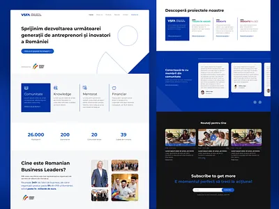 VSFA - Website Design color theory design graphic design home page landing page ui user experience user interface ux web web design website