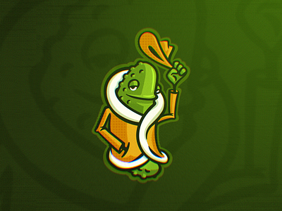 Cucumber In Coat Logo brand branding cucumber for sale logo mark mascot nagual design sport