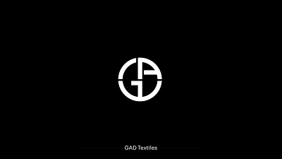 Letter G+A+D Logo branding graphic design identity design letter g logo letter gad logo lettermark logo typelogo