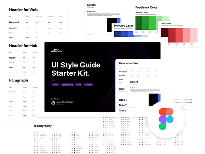 Style Guide UI Kit app design kit style guide typography ui ui kit ux