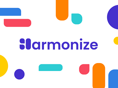 Logo Design & Branding for Harmonize blue branding color colorful green happy learning lms logo orange red vibrant yellow