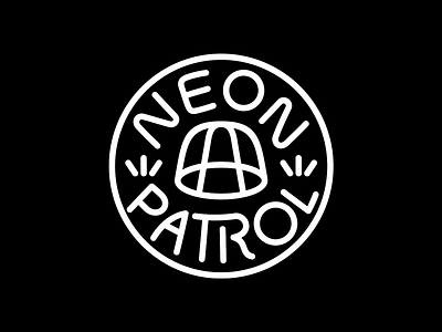Neon Patrol 🚨 badge belcdesign logodesign logomark neonpatrol neons outlinelogo patrykbelc
