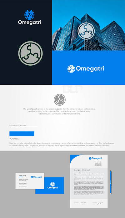 Explore Omegatri Logo Design branding design holding comapny identity logo logo design logotype modern modern logo